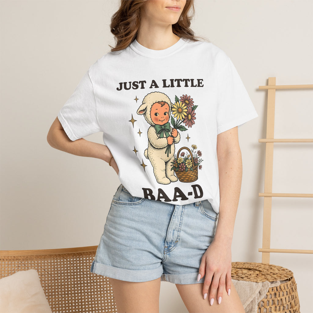 Lamb Outfit Shirt Easter Rustic Gift Women Retro Tee Sheep T-Shirt Easter Fan Retro Tshirt Country Graphic Vintage Flower Sack Tshirt
