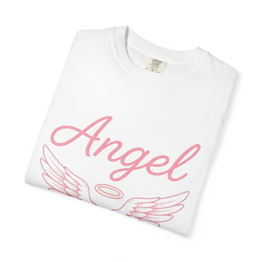 Angel Wings Shirt Angel Holistic Gift Women Playful Tee Feathered Wings T-Shirt Spiritual Fan Whimsical Tshirt Wellness Graphic Neat Halo