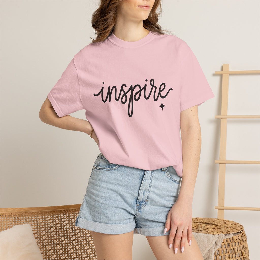 Uplifting Saying Shirt Teachers Inspiration Gift Women Sleek Tee Motivational T-Shirt Educator Enthusiast Modern Tshirt Motivational Graphic