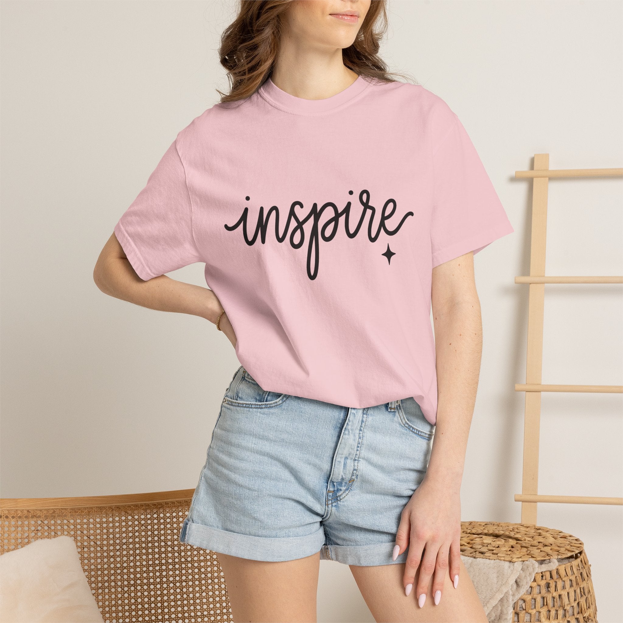Uplifting Saying Shirt Teachers Inspiration Gift Women Sleek Tee Motivational T-Shirt Educator Enthusiast Modern Tshirt Motivational Graphic