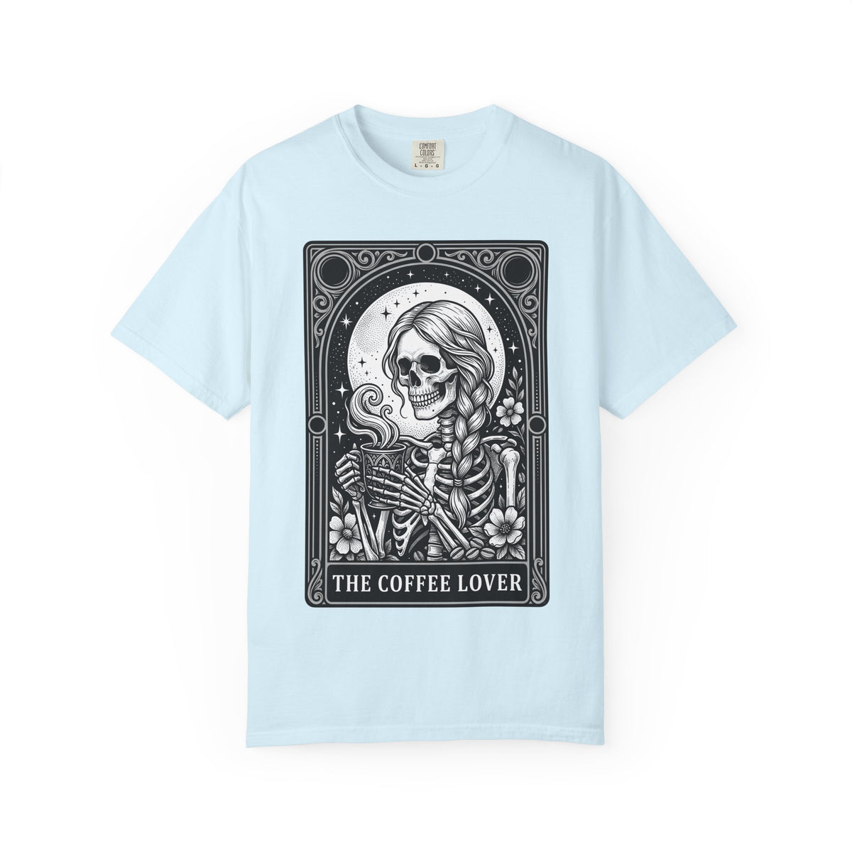 Skeleton Espresso Shirt Coffee Alternative Unisex Gift Line Art Tee Espresso