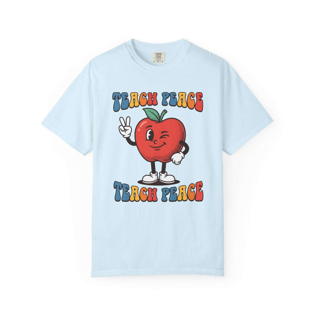 Winking Fruit Character Shirt Teachers Education Unisex Gift Doodle Tee Fruit