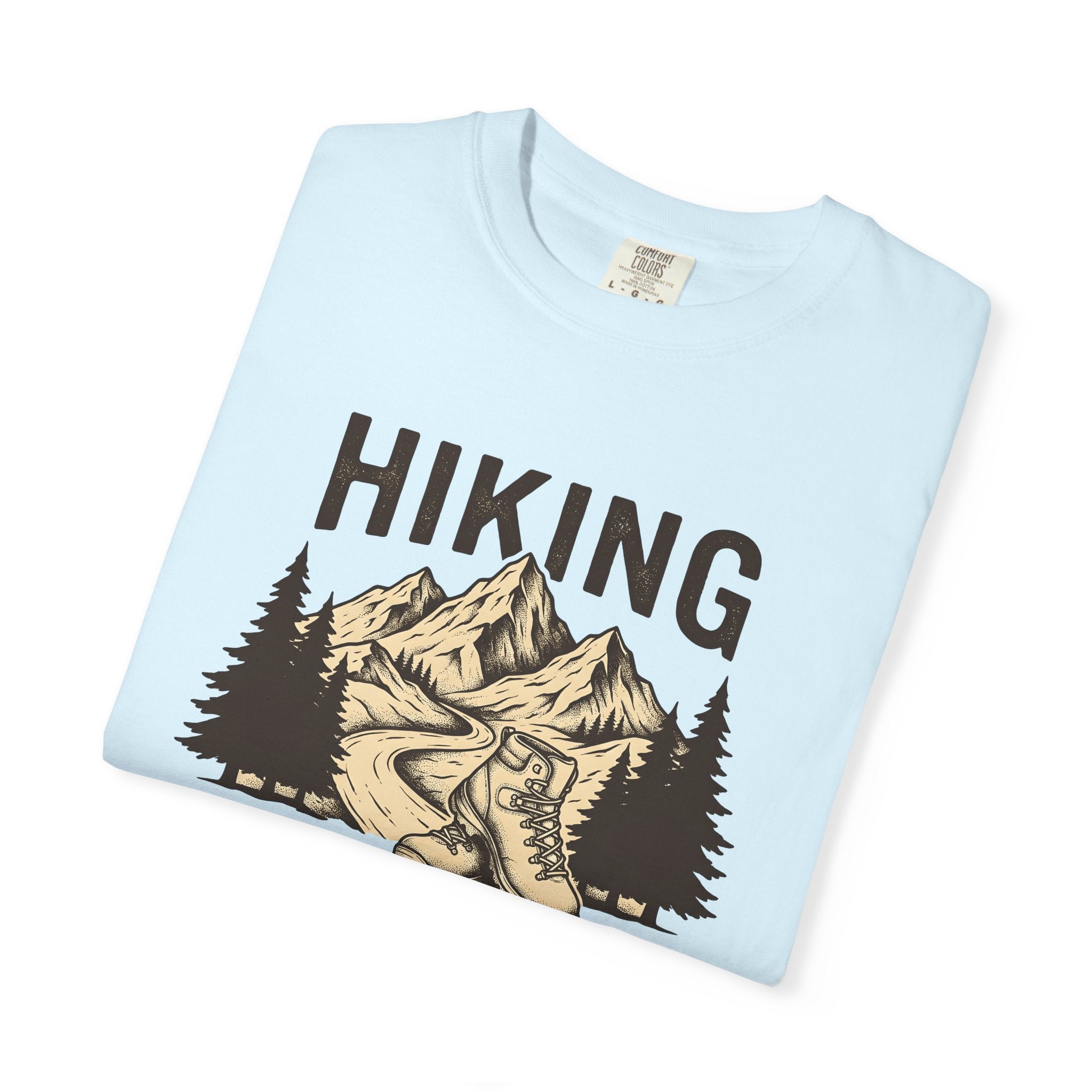 Hiking Shoes Shirt Hiking Nature Gift Women Retro Tee Trail Shoes T-Shirt Hiker Enthusiast Vintage Tshirt Wilderness Graphic Sketch Peak