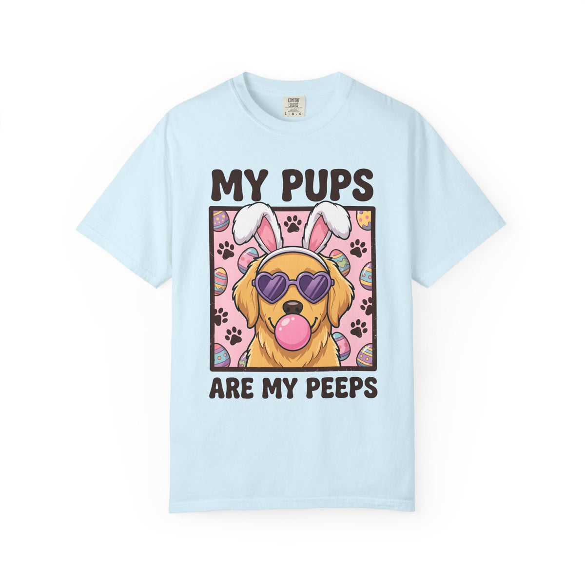 Golden Retriever Dog Shirt Easter Dog Unisex Gift Cartoon Tee Retriever T-Shirt