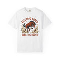 Bucking Horse Shirt Cowgirl Rodeo Gift Women Vintage Tee Bronco T-Shirt Cowgirl Fan Retro Tshirt Rodeo Graphic Western Lightning Bolt Tshirt