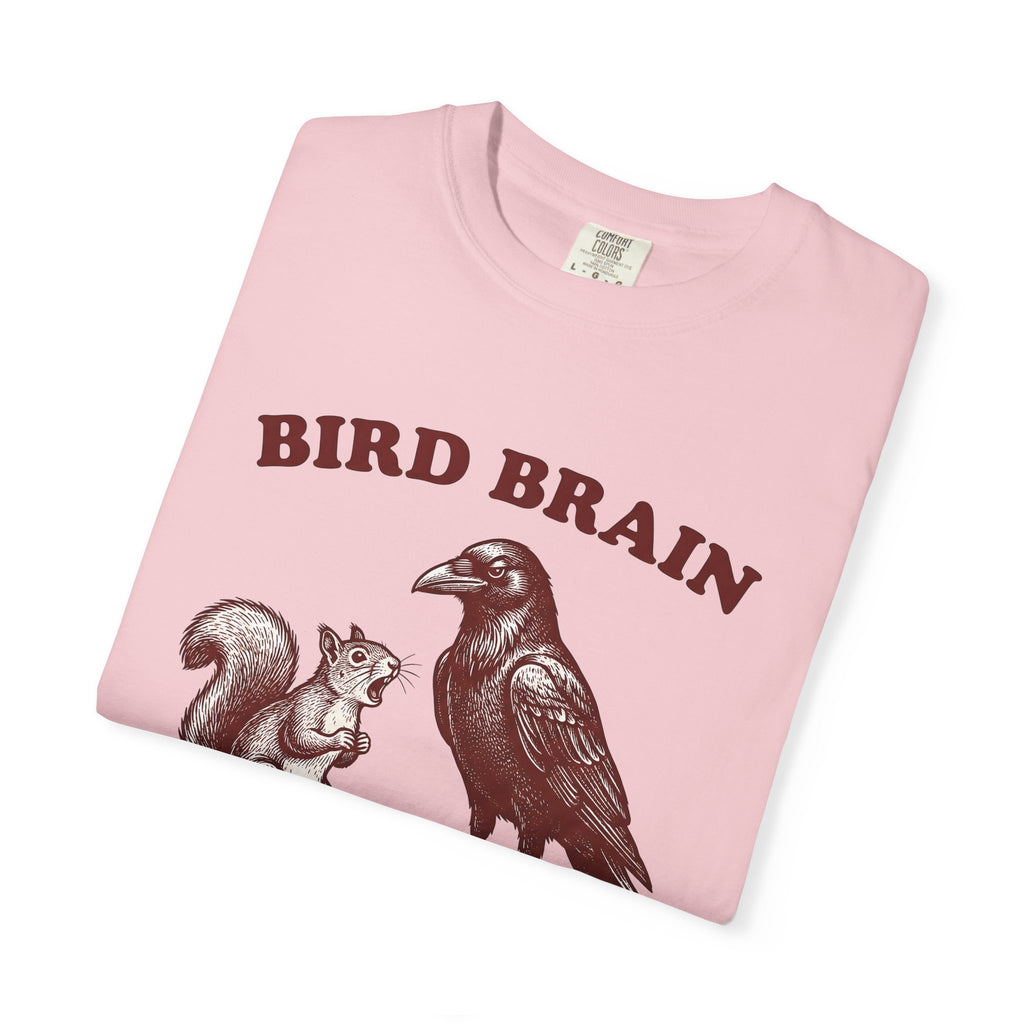 Raven Squirrel Shirt Funny Animal Gift Women Vintage Tee Squirrel T-Shirt Humor Fan Retro Tshirt Wildlife Graphic Hand Drawn Animal Graphic