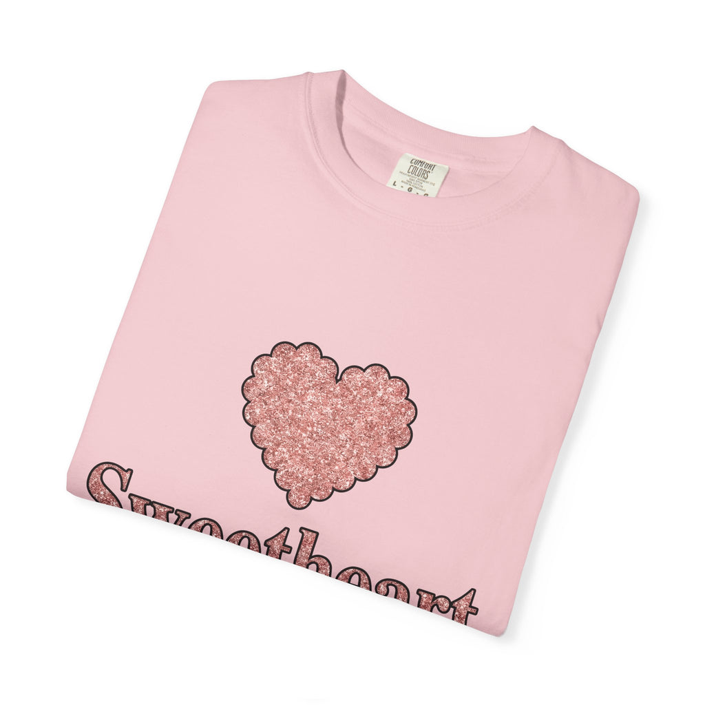 Bright Heart Shirt Valentine Feelings Gift Women Glow Tee Heart T-Shirt Cupid Fan Glowing Tshirt Emotional Graphic Old School Love Tshirt