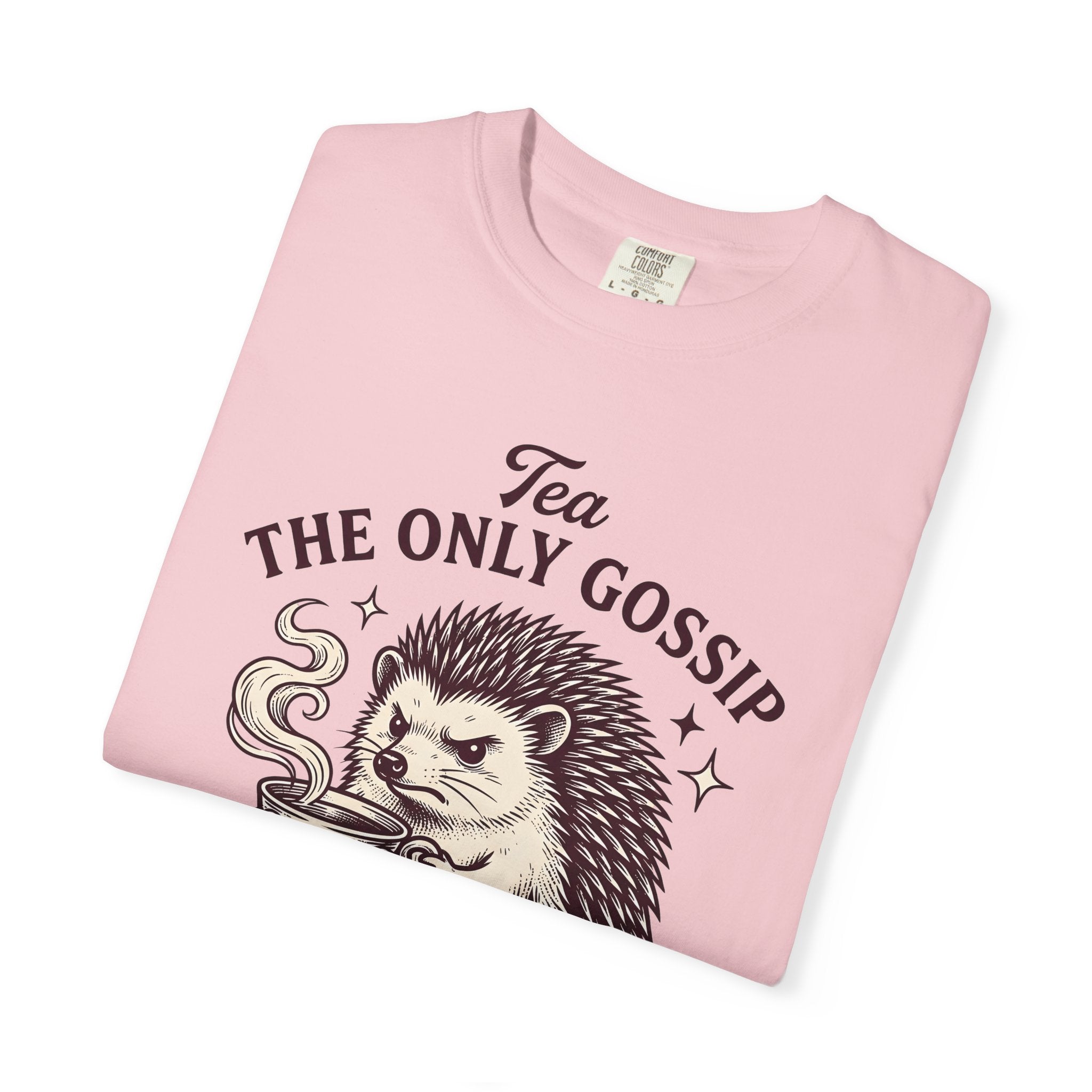 Hedgehog Cup Shirt Cute Wildlife Gift Women Sketch Tee Mug T-Shirt Adorable Fan Drawing Graphic Retro Sparkles Tshirt