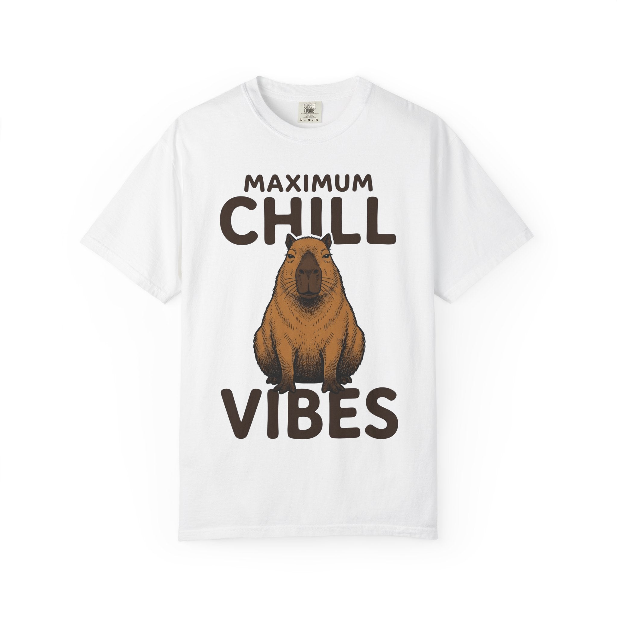 Capybara Shirt Cottagecore Fauna Gift Women Cartoon Tee Rodent T-Shirt Homesteader Fan Comic Tshirt Wildlife Graphic Rustic Beast Tshirt