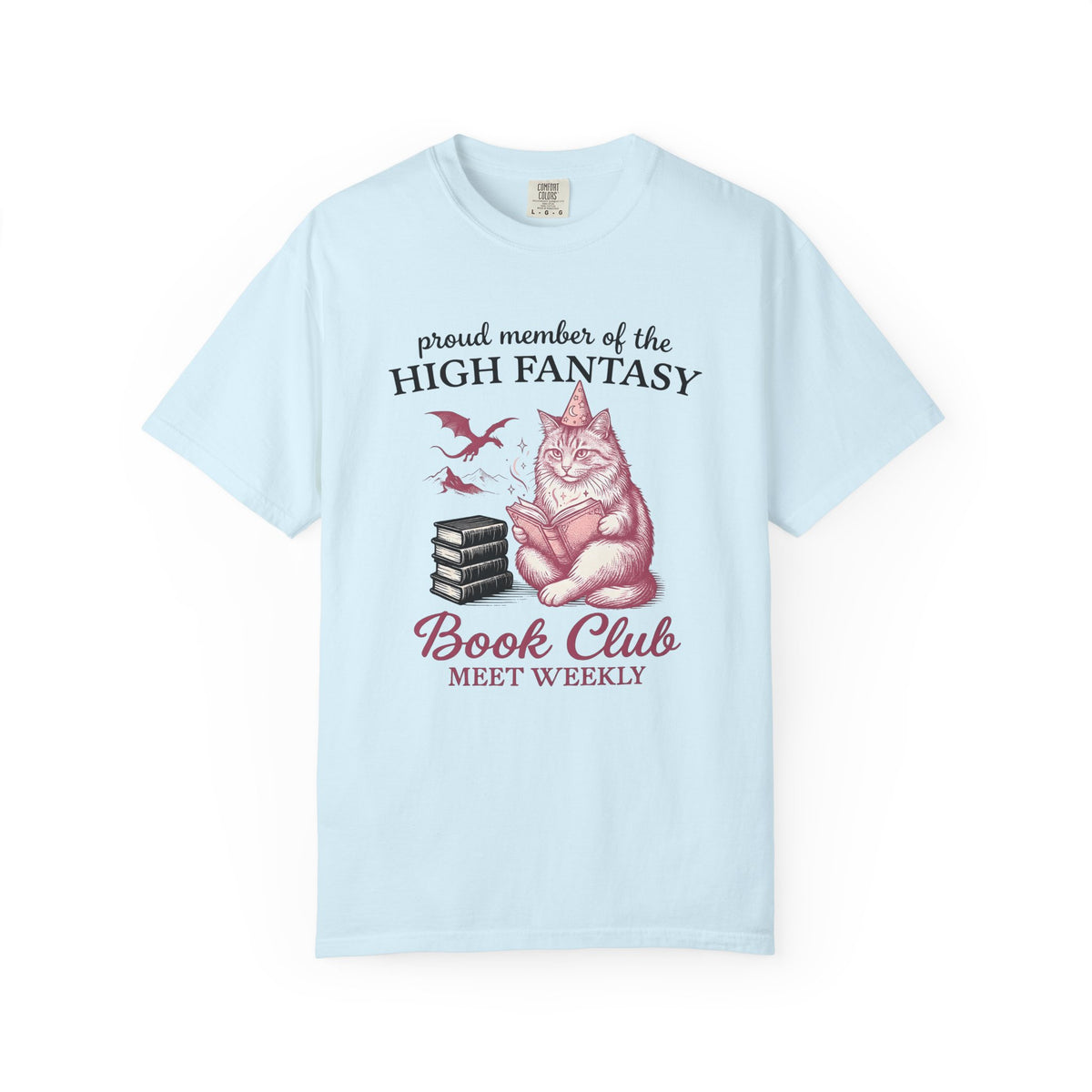 Wizard Cat Shirt Cat Fantasy Unisex Gift Vintage Tee Sorcerer Cat T-Shirt Feline