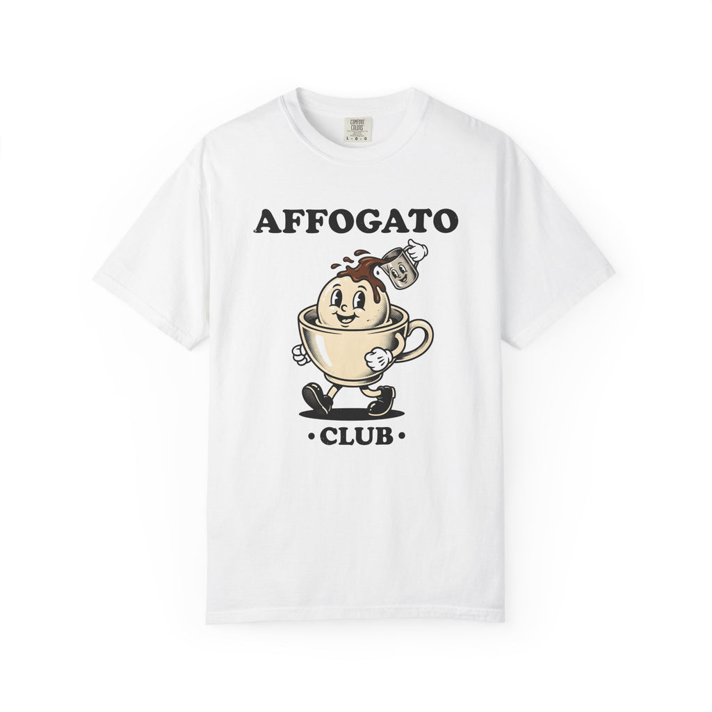 Coffee Ice Cream Cone Shirt Coffee Cuisine Gift Women Animated Tee Ice Cream Cone T-Shirt Coffee Fan Cartoon Tshirt Food Graphic Hand Drawn