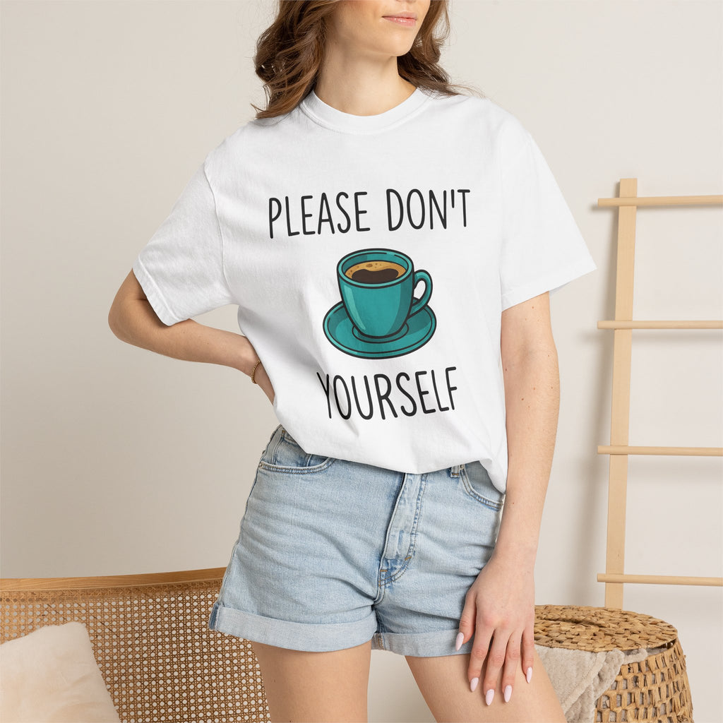 Coffee Cup Shirt Coffee Fun Gift Women Kawaii Tee Mug T-Shirt Coffee Fan Cute Tshirt Humor Graphic Clean Dish Tshirt