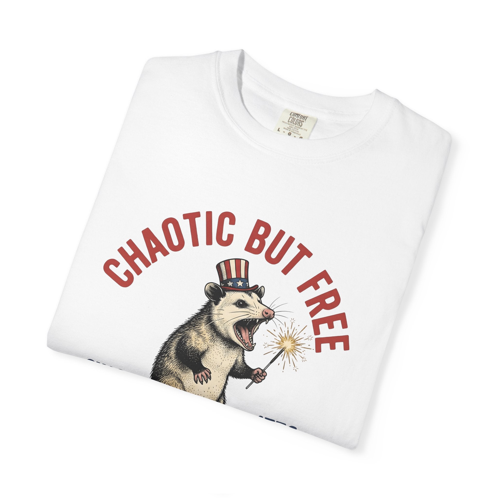 Opossum Sparkler Shirt America Fauna Gift Women Vintage Tee Possum T-Shirt American Fan Retro Tshirt Wildlife Graphic Sketch Cylinder Hat