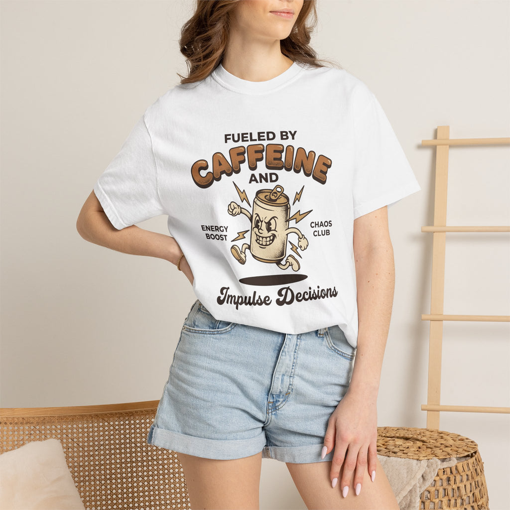 Energy Drink Bottle Shirt Coffee Jokes Gift Women Comic Tee Energy Can T-Shirt Coffee Fan Caffeine Tshirt Humor Graphic Vintage Electric