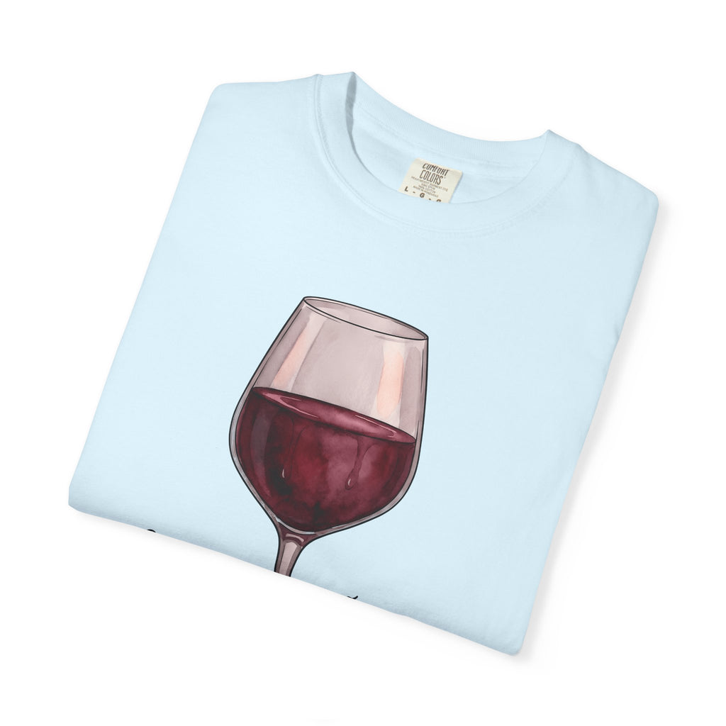 Wine Glass Shirt Wine Joke Gift Women Watercolor Tee Goblet T-Shirt Wine Fan Watercolor Tshirt Pun Graphic Sketch Red Wine Tshirt