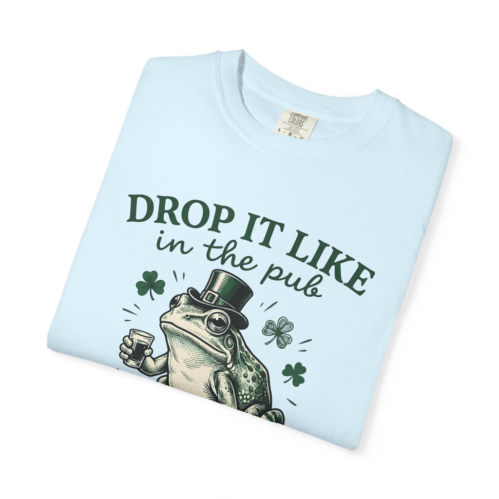 Frog Ale Shirt Funny Random Ireland Gift Women Retro Tee Beer T-Shirt Random Fan Vintage Tshirt Emerald Graphic Sketch Clover Tshirt