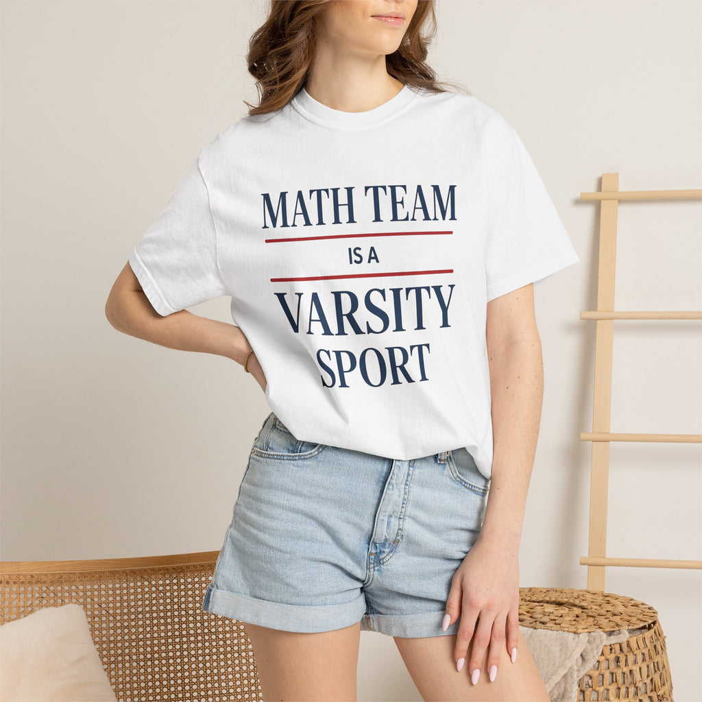 Math Squad Design Shirt Teachers Classroom Gift Women Strong Tee Mathematics T-Shirt Educator Enthusiast Bold Tshirt School Graphic Retro