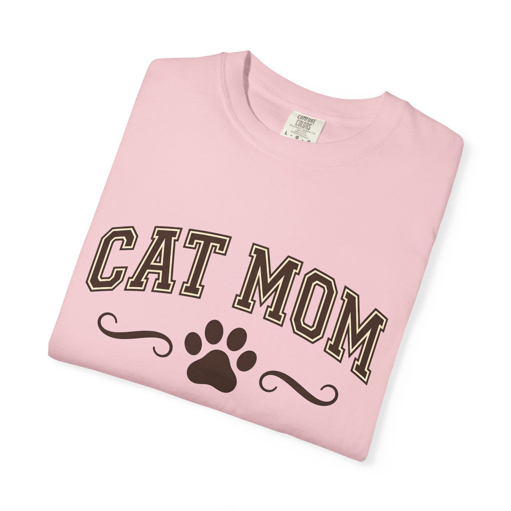 Cat Paw Shirt Cat Mom Pet Gift Women Bold Tee Paws T-Shirt Cat Lady Fan Fierce Tshirt Animal Graphic Vintage Swirl Tshirt