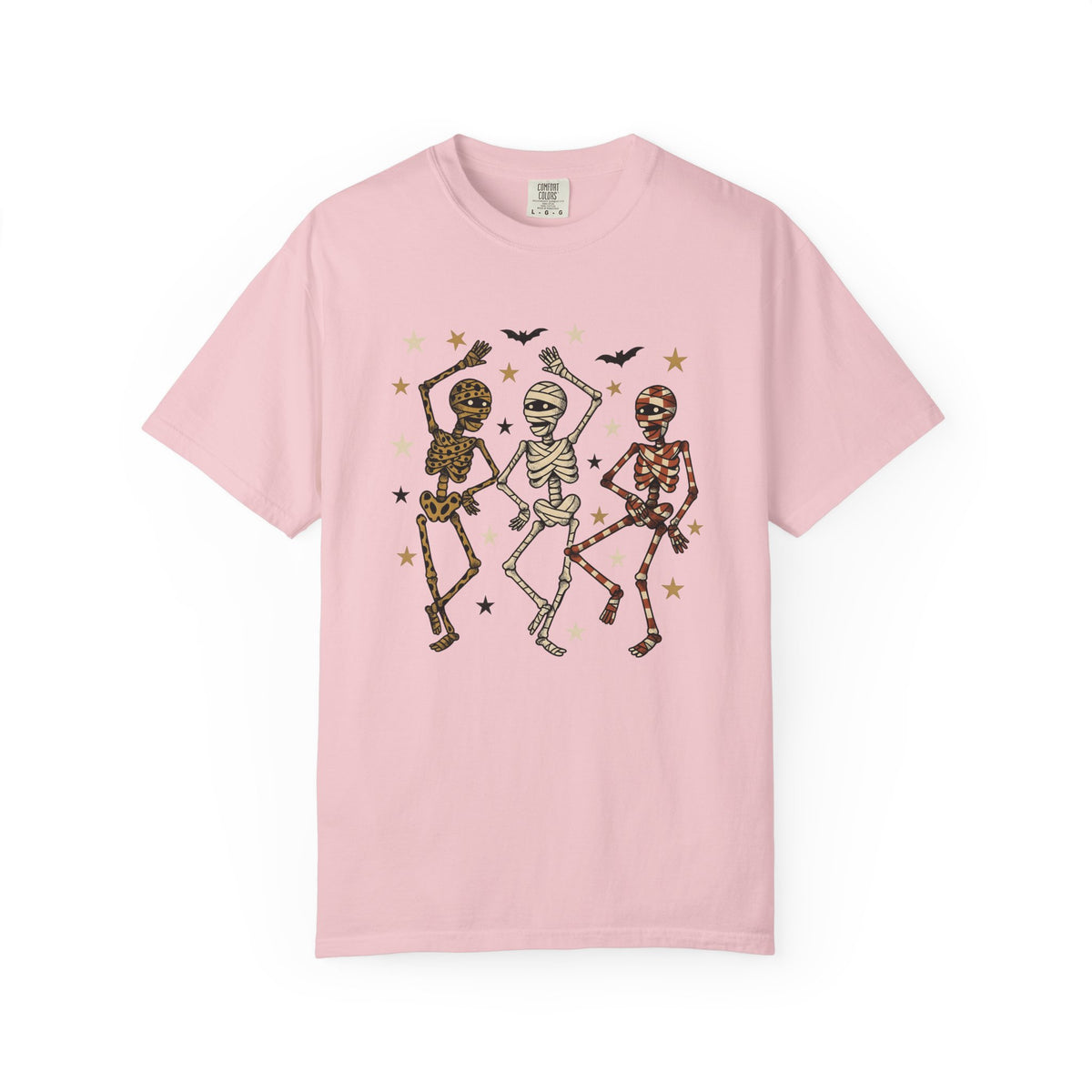 Dancing Bones Shirt Halloween Festivity Unisex Gift Animated Tee Skeleton