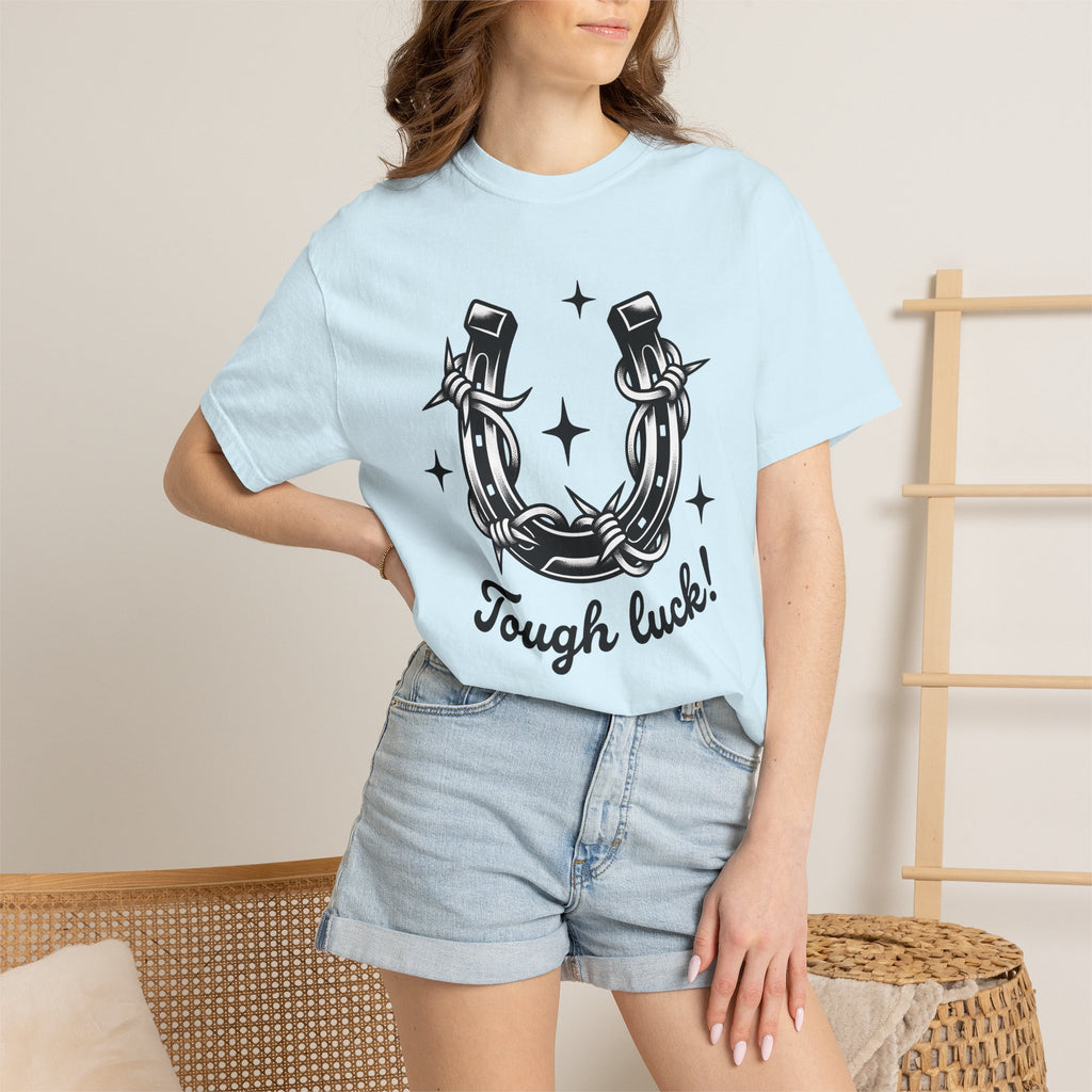 Horseshoe Barbed Wire Shirt Luck Country Gift Women Neo Traditional Tee Barbed Wire T-Shirt Fortune Fan Traditional Tshirt Rural Graphic