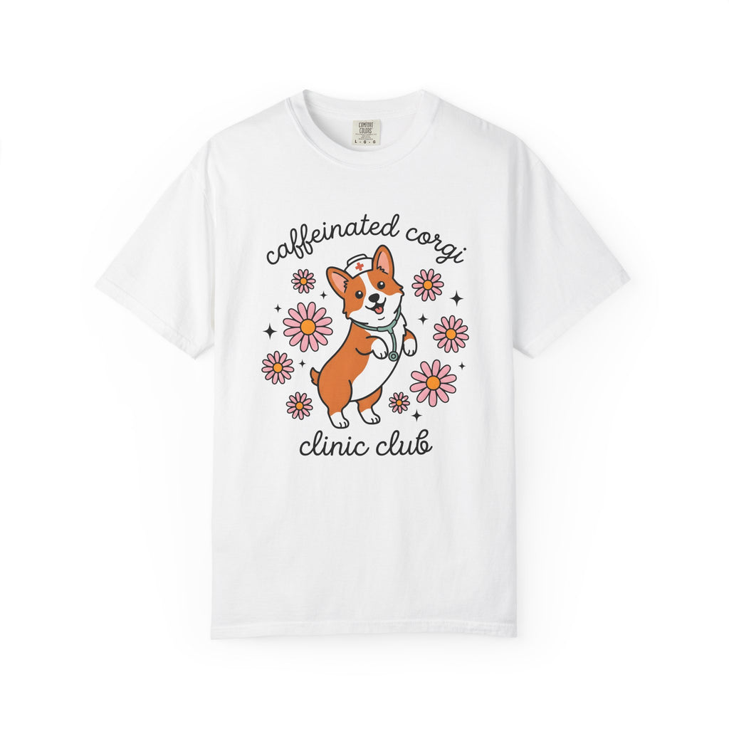 Nurse Puppy Shirt Nurses Animal Gift Women Sweet Tee Puppy T-Shirt Nurse Enthusiast Cute Tshirt Creature Graphic Animated Bloom Tshirt