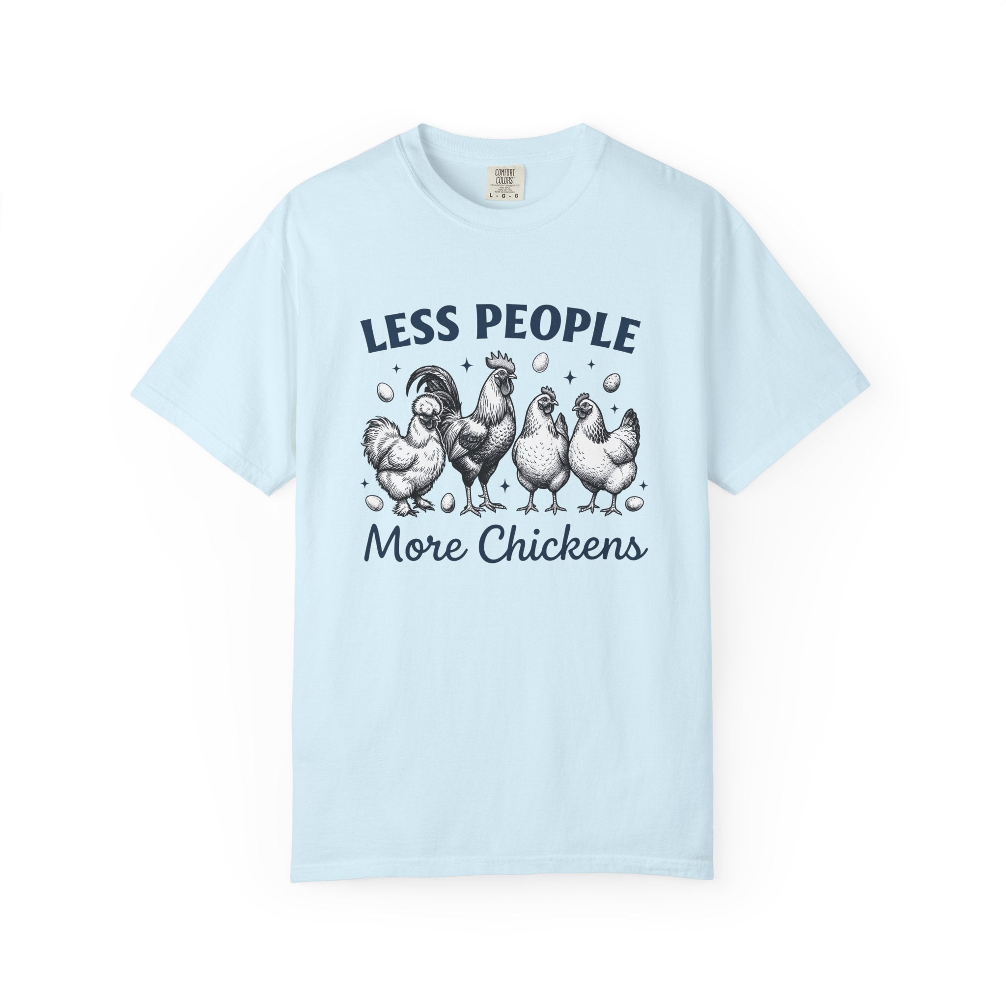 Chicken Group Shirt Chicken Farm Gift Women Hand Drawn Tee Flock T-Shirt Poultry Fan Hen Tshirt Ranch Graphic Vintage Eggs Tshirt
