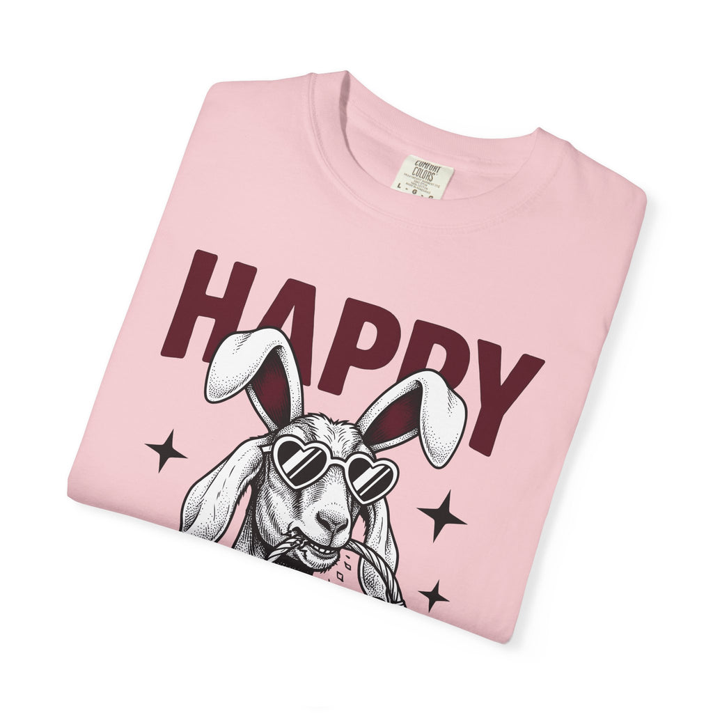 Bunny Glasses Shirt Easter Festivity Gift Women Cartoon Tee Specs T-Shirt Easter Fan Comic Tshirt Celebration Graphic Line Art Egg Container