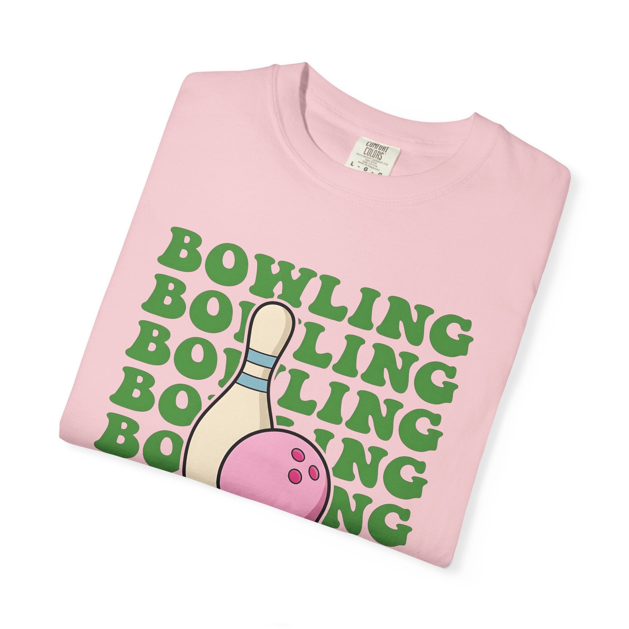 Bowling Ball Pin Shirt Bowling Athletics Gift Women Comic Tee Bowling Pin T-Shirt Bowler Fan Bowling Art Tshirt Sports Graphic Block Vintage