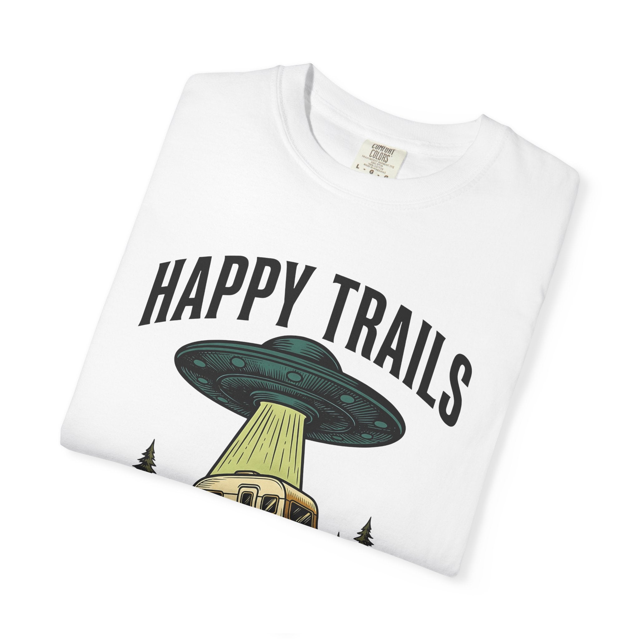 Alien Rv Shirt Funny Hiking Gift Women Rustic Tee Space Rv T-Shirt Humor Fan Camping Graphic Vintage Nostalgic Fire Pit Tshirt