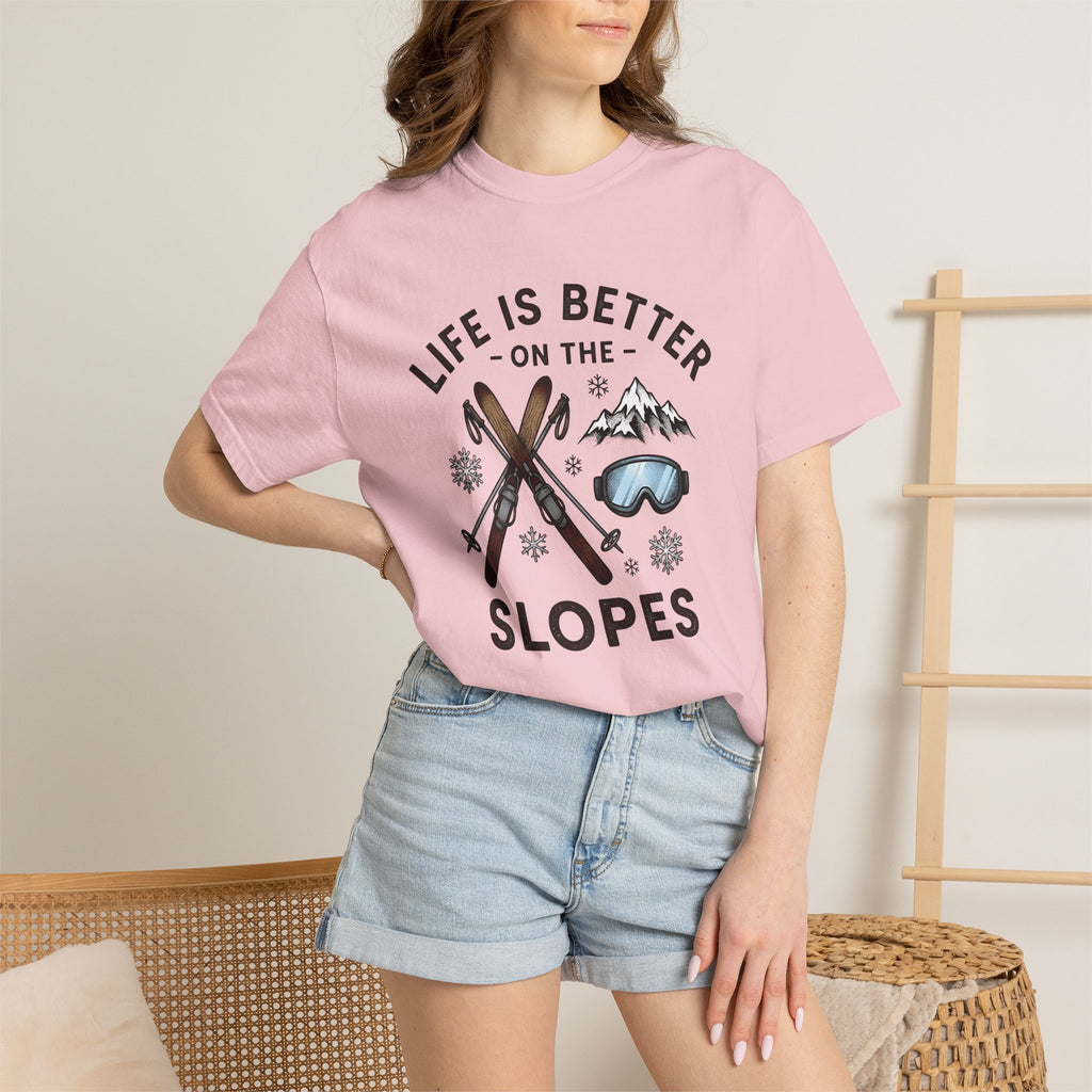 Snow Gear Shirt Skiing Frost Gift Women Aged Tee Winter T-Shirt Skier Enthusiast Vintage Tshirt Ice Graphic Outline Hill Tshirt