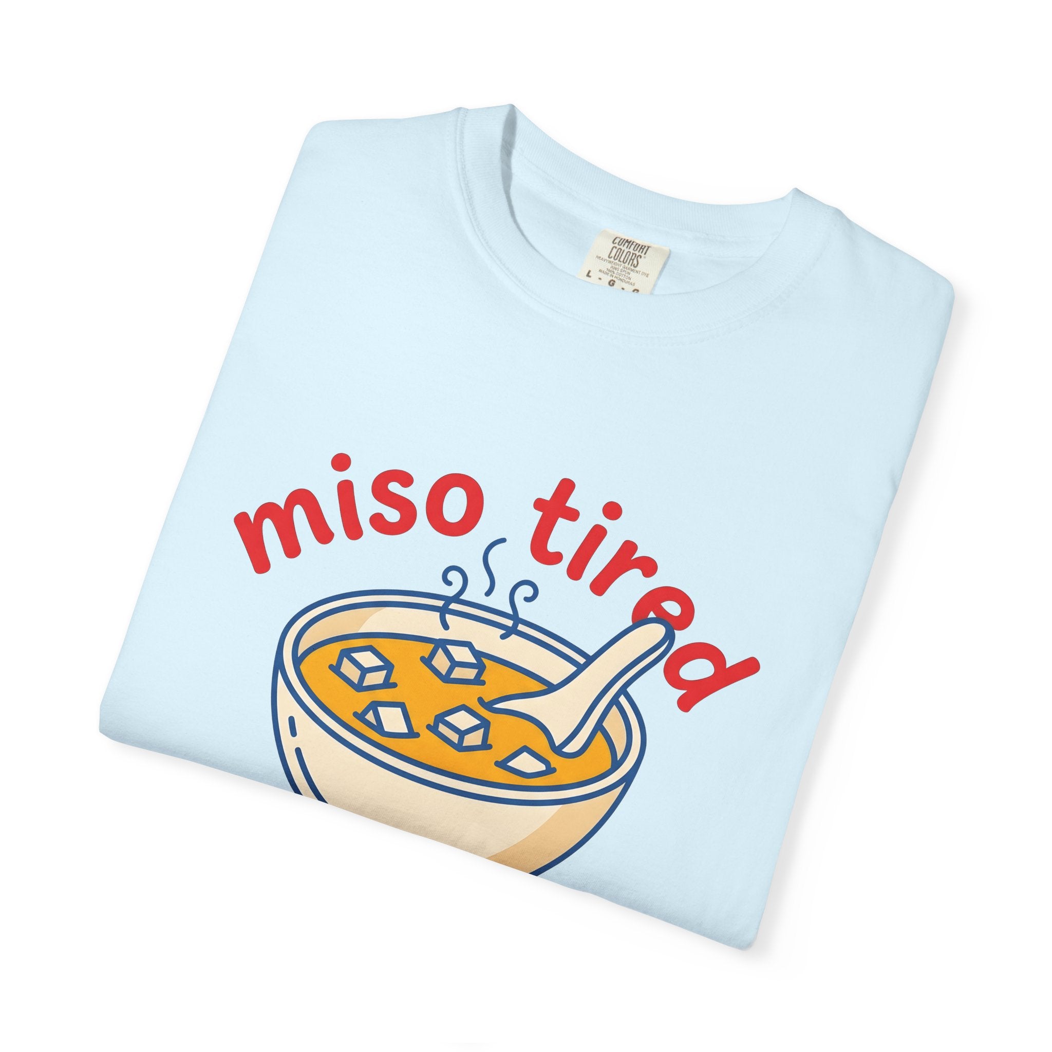 Miso Soup Dish Shirt Funny Meals Gift Women Graphic Tee Soup T-Shirt Humor Fan Illustrated Design Food Graphic Tshirt Contemporary Tofu