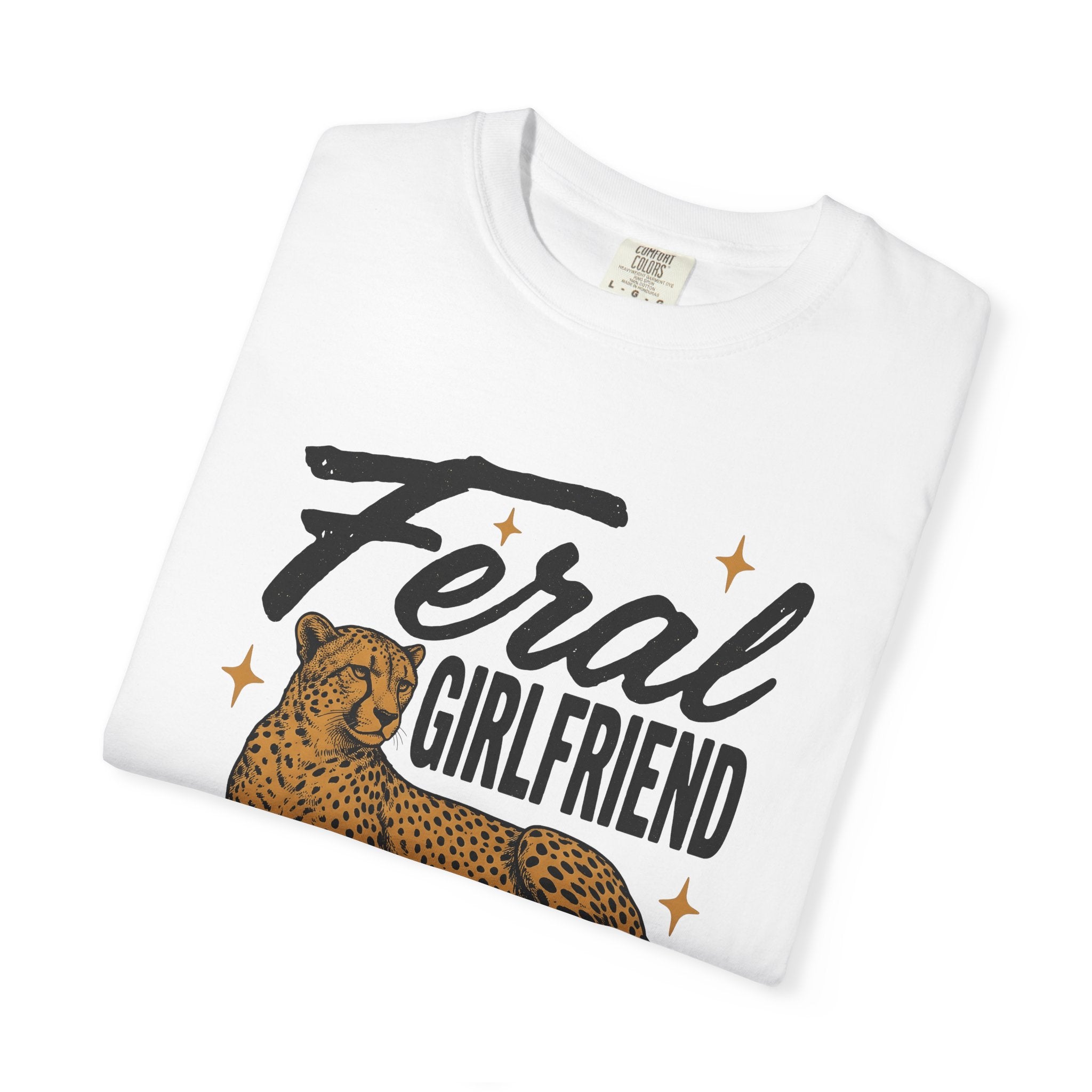 Cheetah Design Shirt Animal Girls Gift Women Antique Tee Cheetah T-Shirt Wildlife Fan Vintage Tshirt Lady Graphic Old School Star Shapes
