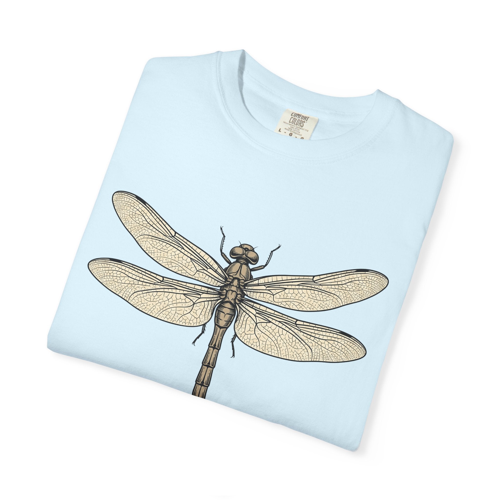 Dragonfly Shirt Insect Wildlife Gift Women Watercolor Tee Damselfly T-Shirt Bug Enthusiast Watercolour Tshirt Nature Graphic Hand Drawn