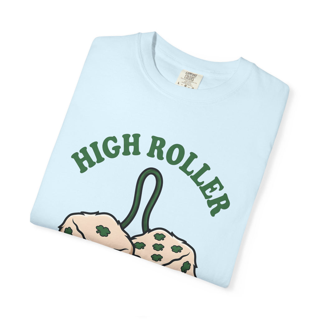 Shamrock Dice Shirt St Patrick's Day Casino Gift Women Cartoon Tee Lucky Charm T-Shirt St Patricks Fan Comic Tshirt Gambling Graphic Retro