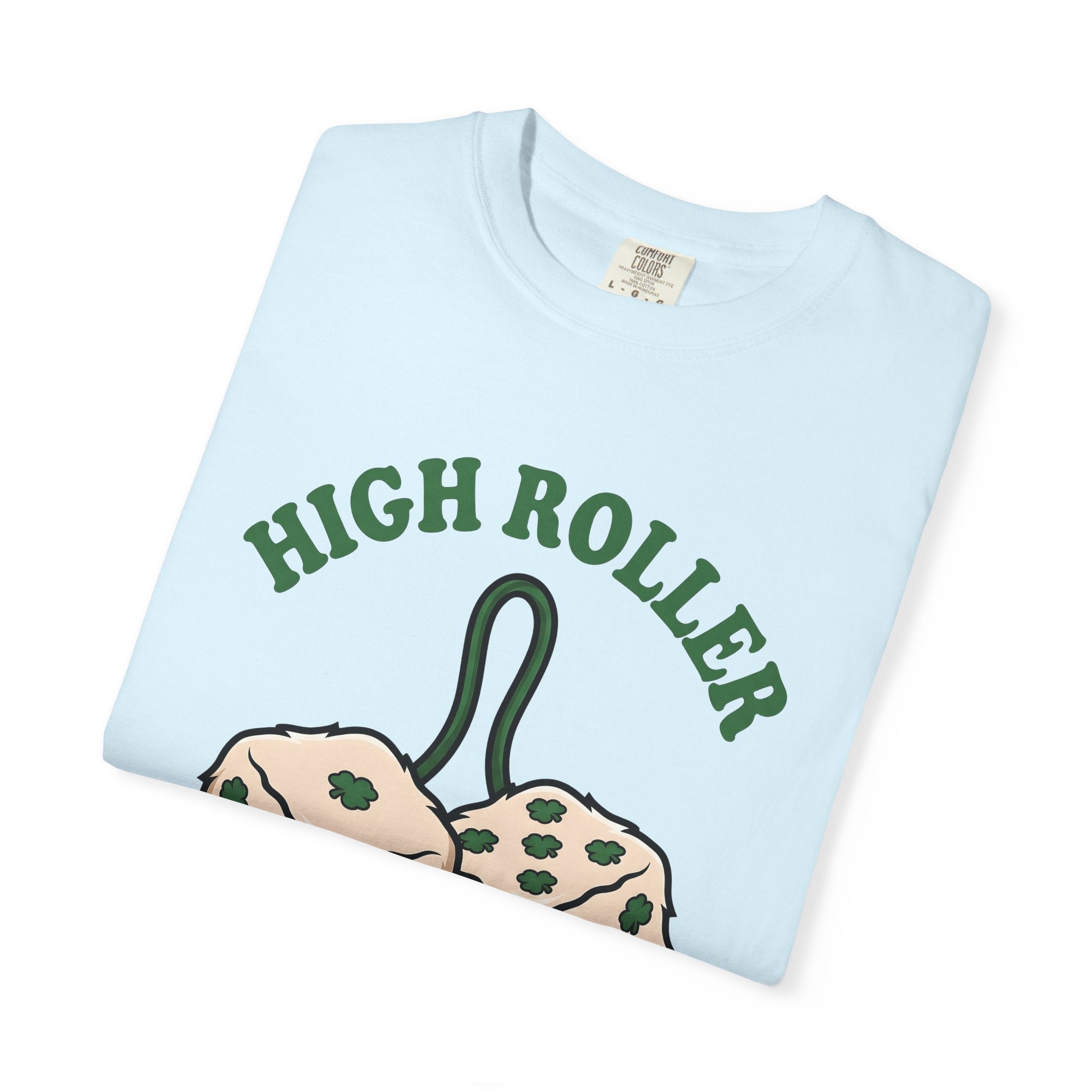 Shamrock Dice Shirt St Patrick's Day Casino Gift Women Cartoon Tee Lucky Charm T-Shirt St Patricks Fan Comic Tshirt Gambling Graphic Retro