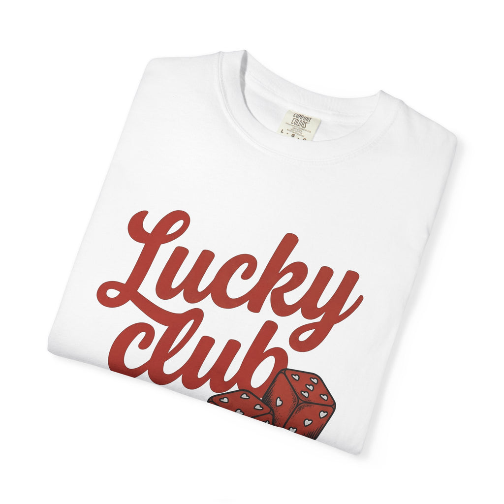 Heart Game Dice Shirt Valentine's Day Gaming Gift Women Eye-Catching Tee Dice T-Shirt Valentine Fan Vibrant Tshirt Gamer Graphic Rustic