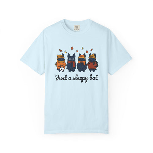 Adorable Bat Shirt Halloween Wildlife Gift Women Comic Tee Flying Fox T-Shirt Spooky Fan Cartoon Tshirt Animal Graphic Chibi Fall Foliage
