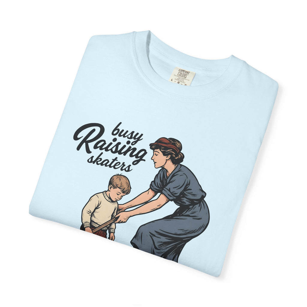 Mother Child Hockey Shirt Moms Hockey Gift Women Retro Tee Hockey Mom T-Shirt Mom Fan Vintage Tshirt Hockey Graphic Sketch Hockey Stick