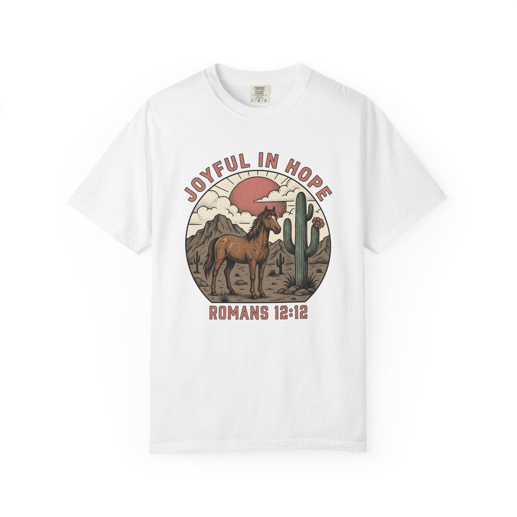 Horse Desert Shirt Western Nature Gift Women Vintage Tee Mustang T-Shirt Cowboy Fan Distressed Tshirt Environmental Graphic Retro Cactus