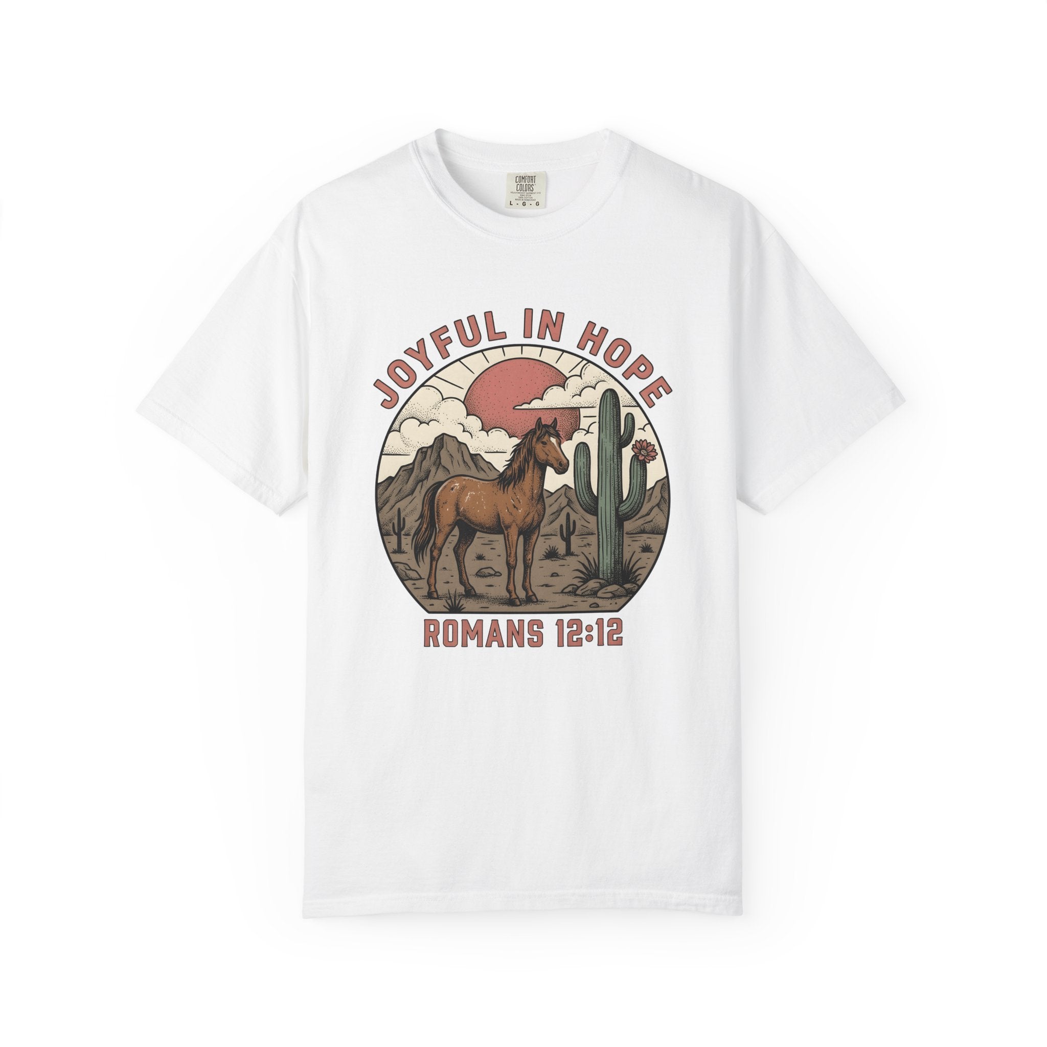 Horse Desert Shirt Western Nature Gift Women Vintage Tee Mustang T-Shirt Cowboy Fan Distressed Tshirt Environmental Graphic Retro Cactus