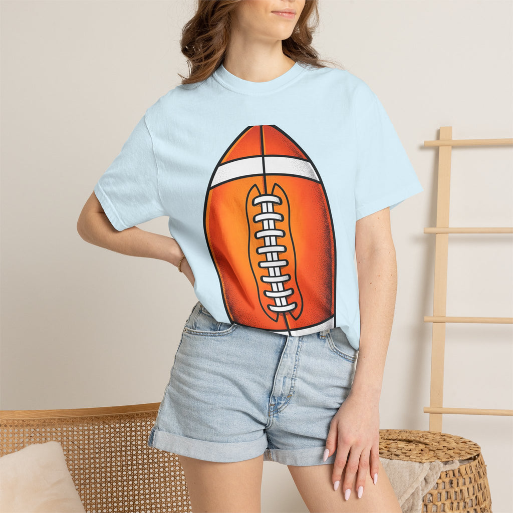 Football Ball Shirt Sports Athletics Gift Women Minimalist Graphic Tee Soccer Ball T-Shirt Athlete Fan Graphic Tshirt Athletic Graphic
