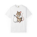 Small Mouse Egg Shirt Easter Mammal Gift Women Fun Tee Mouse Egg T-Shirt Easter Fan Cartoon Tshirt Rodent Graphic Illustration Paint Brush