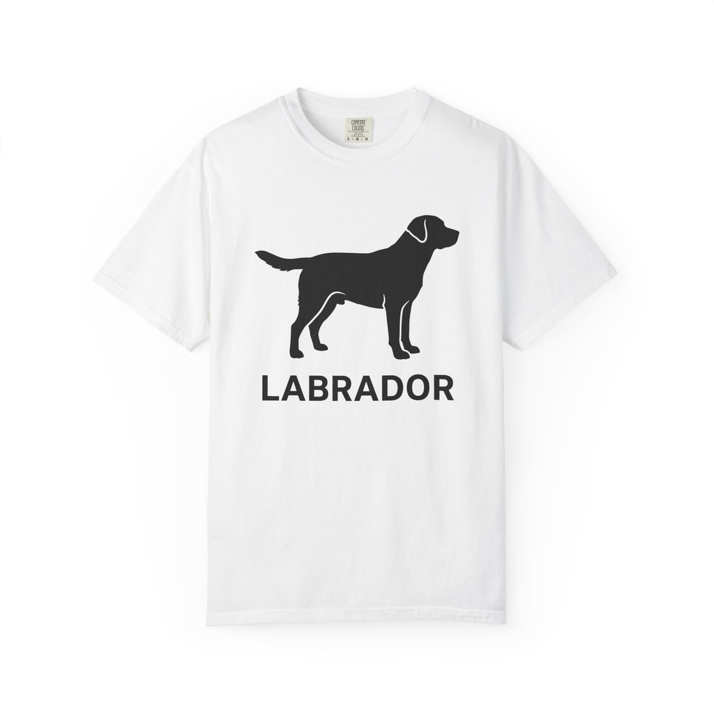 Labrador Silhouette Shirt Dog Pets Gift Women Minimalist Tee Retriever T-Shirt Dog Fan Canine Design Labrador Graphic Modern Dog Graphic