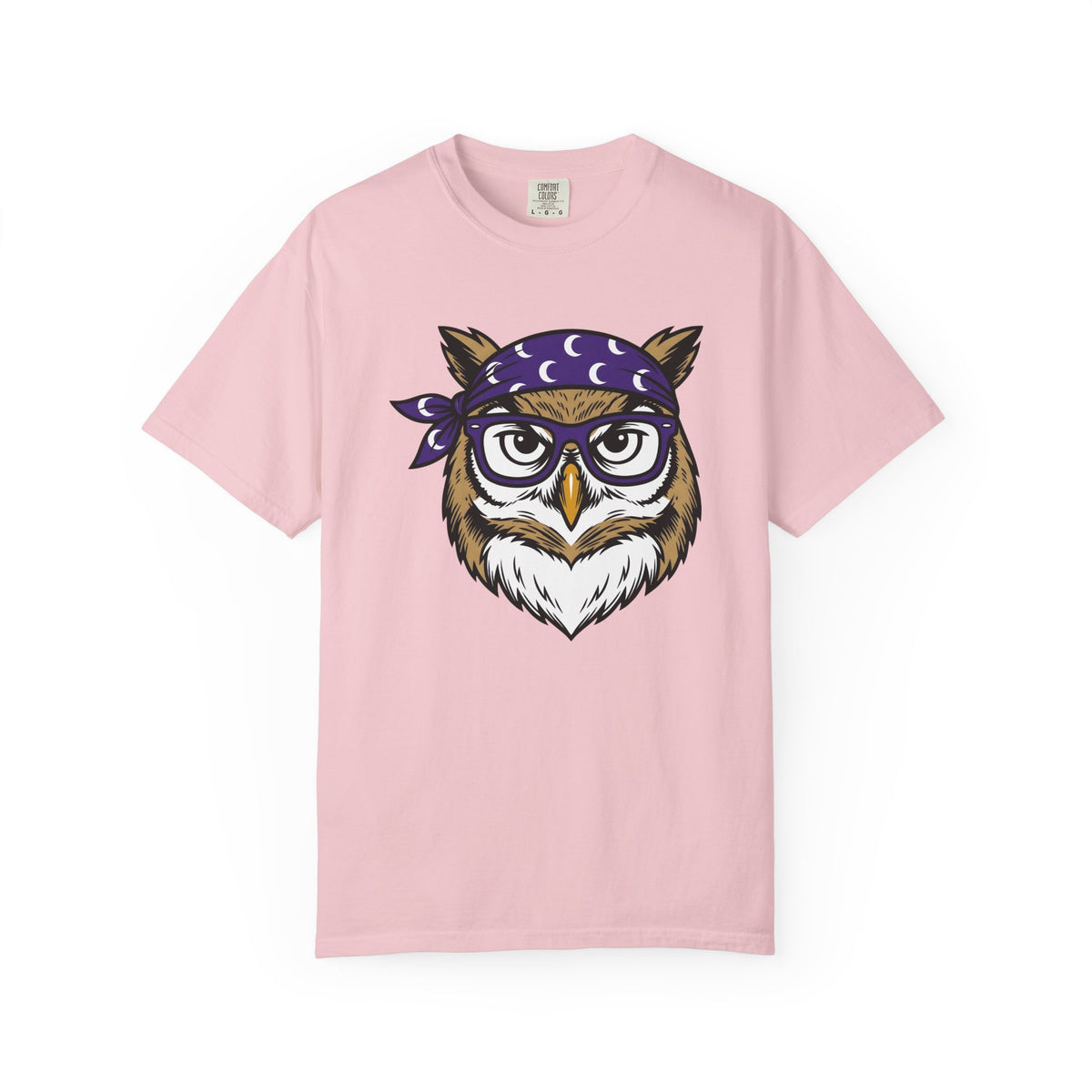 Owl Glasses Shirt Teachers Fauna Gift Women Illustration Tee Owl T-Shirt Educator Enthusiast Graphic Tee Wildlife Graphic Old School Head