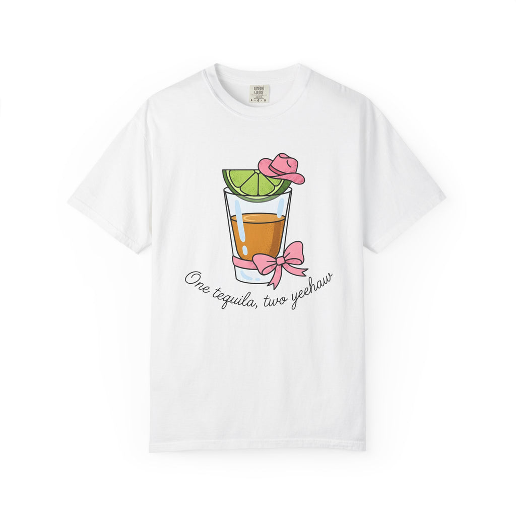 Tequila Shot Shirt Cowgirl Party Gift Women Cartoon Tee Shot T-Shirt Rodeo Fan Comic Tshirt Party Graphic Retro Cowboy Hat Tshirt