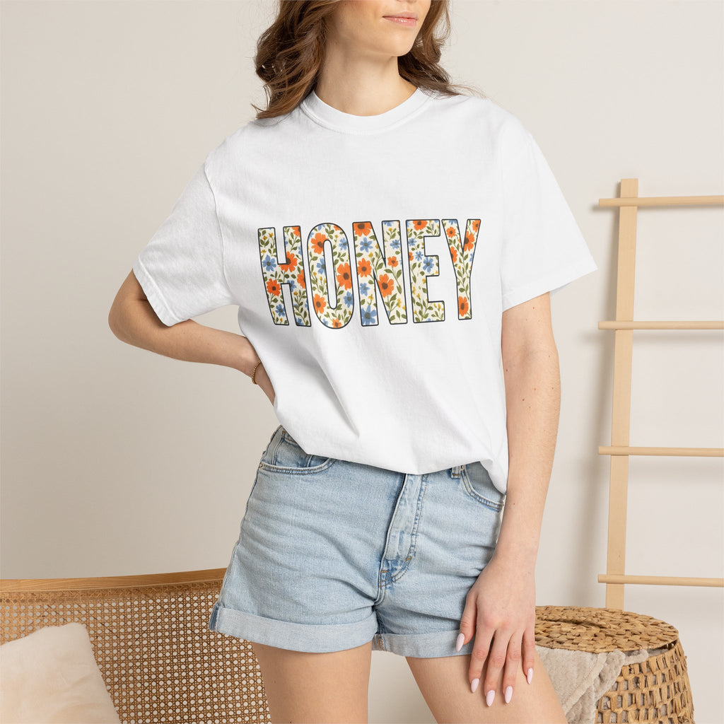 Floral Text Shirt Moms Floral Gift Women Boho Tee Typography T-Shirt Motherhood Enthusiast Bohemian Tshirt Floral Graphic Retro Flowers
