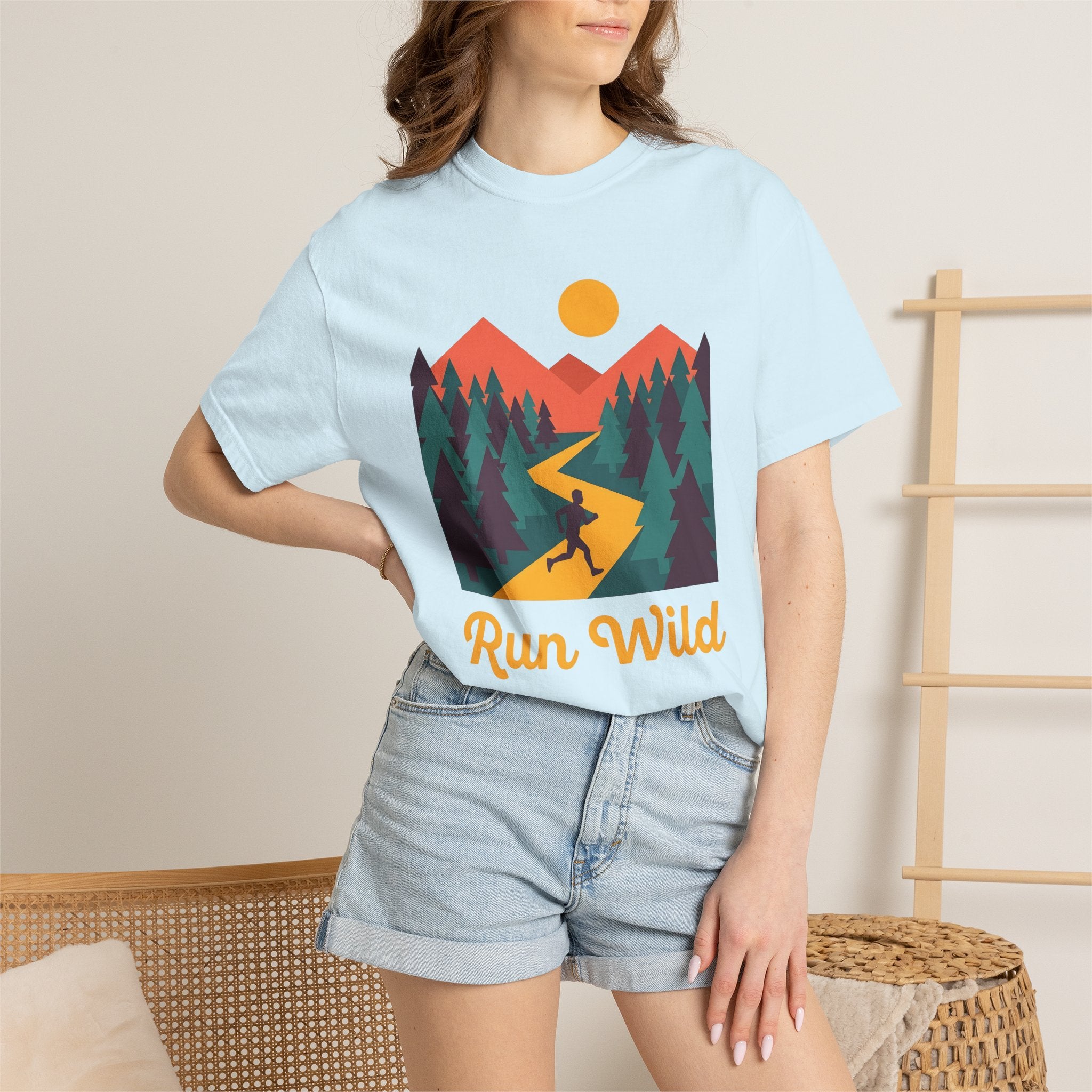 Trail Runner Shirt Sports & Activities Outdoors Gift Women Minimalist Tee Jogger T-Shirt Athlete Fan Ultrarunner Tshirt Wilderness Graphic