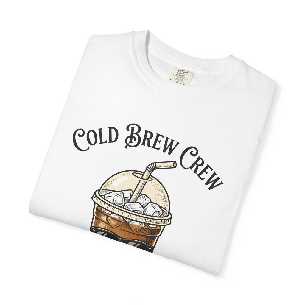 Iced Latte Shirt Coffee Gourmet Gift Women Caricature Tee Cold Brew T-Shirt Coffee Fan Cartoon Tshirt Gourmet Design Classic Eyeglasses