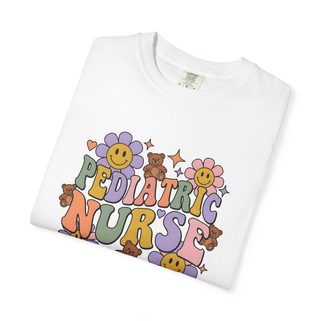 Teddy Bears Blossoms Shirt Nurses Blooms Gift Women Psychedelic Tee Teddy T-Shirt Nurse Enthusiast Trippy Tshirt Floral Graphic Vintage