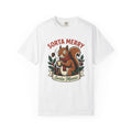 Tree Squirrel Espresso Shirt Christmas Mammals Gift Women Caricature Tee Squirrel T-Shirt Christmas Fan Cartoon Tshirt Mammal Graphic Old